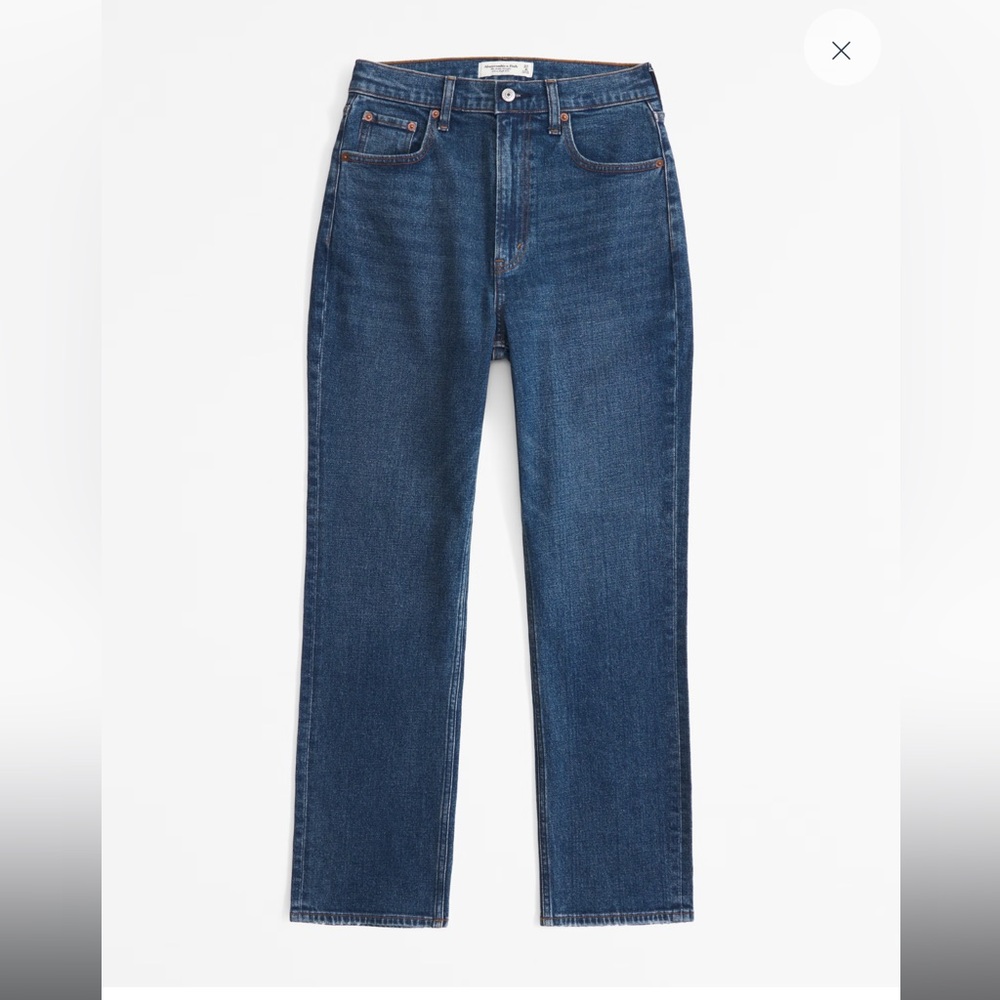 Abercrombie & Fitch Women's High Rise Jeans - Indigo